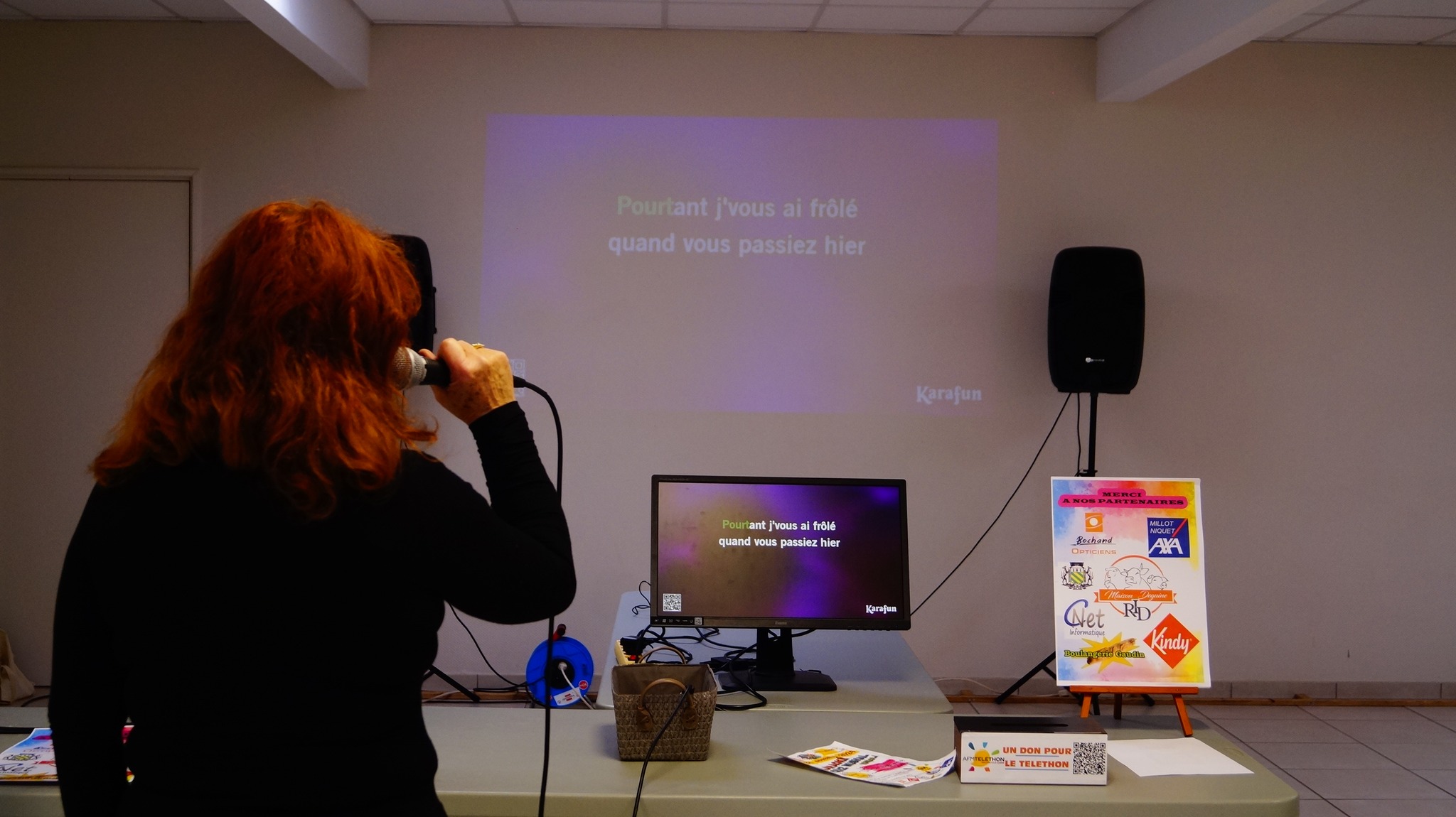 Karaoké solidaire pour le Téléthon