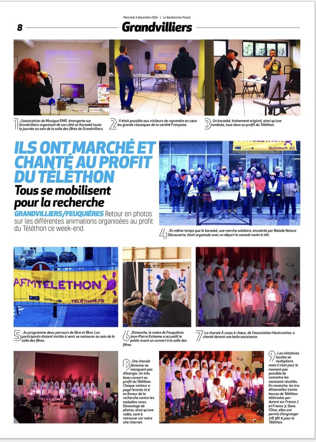 La Marche du Téléthon à Grandvilliers — photo 1